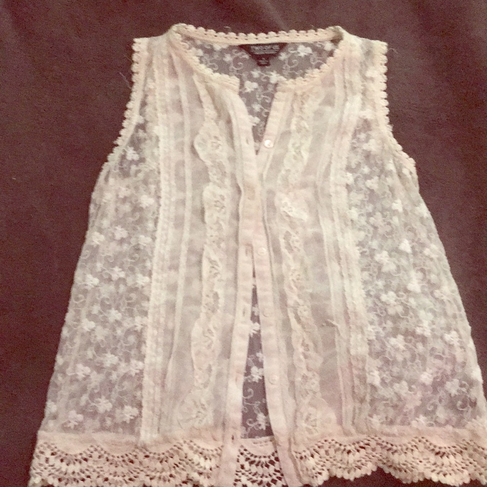 Lacey tank top